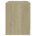 vidaXL Nočné stolíky 2 ks, dub sonoma 45x34,5x44,5cm, kompozitné drevo