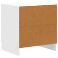 vidaXL Nočný stolík 2 ks Biela s vysokým leskom 43 x 34,5 x 44,5 cm