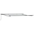vidaXL Sklopná markíza Žltá a oranžová 500 × 300 cm Polyester a hliník