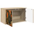 vidaXL Nástenný TV kabinet ZAANDAM 69 x 33 x 40 cm Dub sonoma