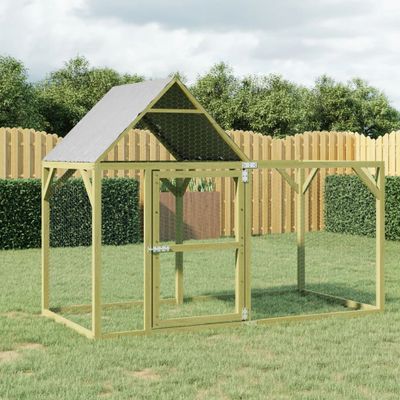 vidaXL Kurník 200x100x150 cm impregnovaná masívna borovica