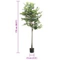 vidaXL Umelý fikusový strom 756 listov 170 cm zelený