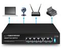 Switch Esperanza Goliath ENS107, 10/100/1000Mbps, 4PoE+2, 65W