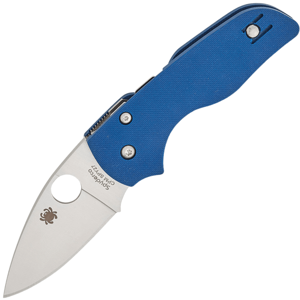 Spyderco C230GPCB LIL' NATIVE vreckový nôž 6,3 cm, Satin, modrá, G10