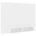 vidaXL Nástenná TV skrinka biela 135x23,5x90 cm spracované drevo