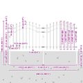 vidaXL Záhradný plot WOERDEN 240 x 140 cm Povrchovo upravená oceľ