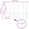 vidaXL Divoký plot 1000 x 120 x 0,18 cm Železo Horúce zinkovanie