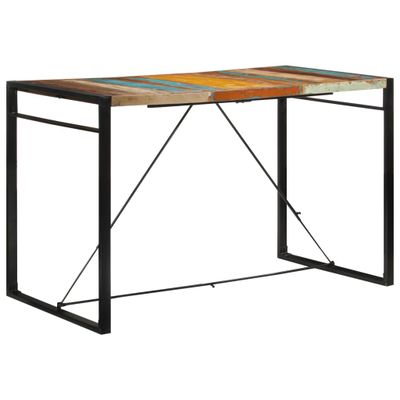 vidaXL Barový stôl 175x90x110 cm masívne recyklované drevo