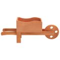 vidaXL Fúrikové kvetináče 2 ks 47x15x19 cm jedľový masív