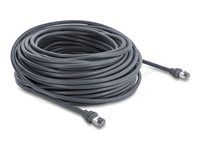 Delock - Patch kábel - RJ-45 (M) do RJ-45 (M) - 23 m - 6 mm - CAT 6 - lisovaný - sivá