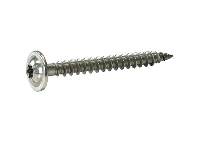 Vrut M8x80 do drevených konštrukcií talírová hlava, Torx 40, nehrdzavejúca oceľ A2