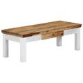 vidaXL Konferenčný stolík 110x50x40 cm masívne mangovníkové drevo