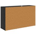vidaXL Servírovacia skriňa Čierny dub 100 x 30 x 59,5 cm