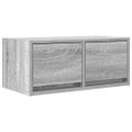 vidaXL TV stolíky 2 ks sivý dub sonoma 60x31x25,5 cm spracované drevo