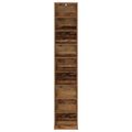 vidaXL CD Skrinka Staré drevo 33 x 23,5 x 175 cm Kompozitné drevo