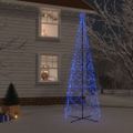 vidaXL Vianočný stromček kužeľ modrý 1400 LED 160x500 cm