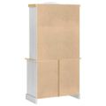 vidaXL Servírovacia skriňa CORONA Biela 100 x 48,5 x 179 cm
