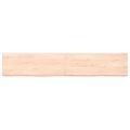 vidaXL Kúpeľňová doska 160x30x(2-4) cm, neošetrený drevený masív