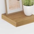 vidaXL Stenná polica Nástenná montáž 4 ks Hnedá 23 x 23,5 x 3,8 cm
