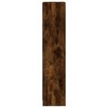 vidaXL 3-poschodová knižnica dymový dub 40x24x109 cm spracované drevo