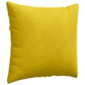 vidaXL Vankúše na pohovku 2 pcs Žltá 50 x 50 cm Kordúrová tkanina