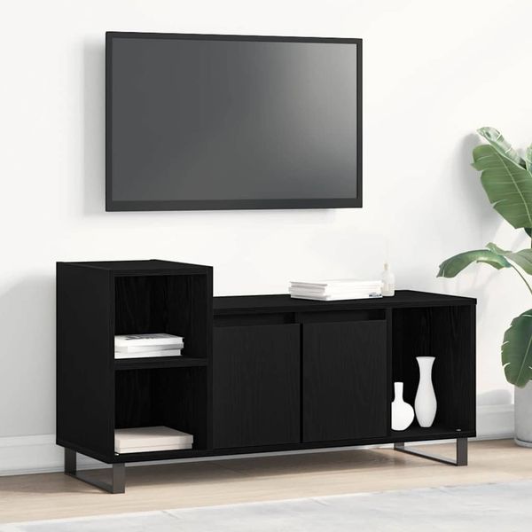 vidaXL Zostava TV skriniek Nástenný Čierny dub 100 x 35 x 55 cm