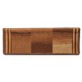 vidaXL Nášľapy na schody samolepiace 10 ks 65x21x4 cm hnedé