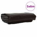 vidaXL Tarpaulin 650g / m² Hnedá 5 x 6 m Plátno s PVC povrchom