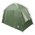 vidaXL Stan chata so strechou Zelená 210 x 210 x 138 cm Polyester