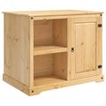 vidaXL Kuchynský ostrovný set 3 ks Medový vosk 112 x 77 x 91,5 cm
