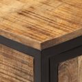 vidaXL Komoda 70x35x70 cm, surový mangový masív