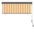 vidaXL Vonkajšia zatemňovacia roleta 160x250 cm biela a oranžová