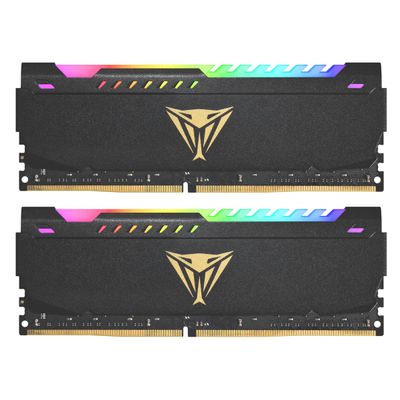 Patriot Viper Steel/DDR4/16GB/3200MHz/CL16/2x8GB/RGB/Čierna