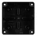Plastová inštalačná krabica hermetická S-BOX 116C, 100x100x50mm IP65, čierna, UV Plastová inštalačná krabica hermetická S-BOX 116C, 100x100x50mm IP65, čierna, UV