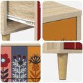 vidaXL Nočný stolík ESSEN Dub sonoma 36 x 33 x 60 cm Kompozitné drevo
