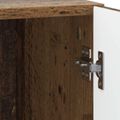 vidaXL Nočný stolík 2 ks Staré drevo 43 x 34,5 x 47 cm