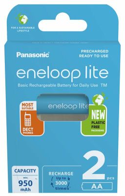 Panasonic Eneloop Lite AA 950mAh nabíjacie batérie 2ks (BK-3LCCE/2BE)