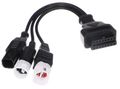 OBD-II redukcia 3-pin/4-pin/6-pin pre moto Yamaha a Honda MECHANIC CABLE 22 SIXTOL