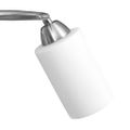 vidaXL Stropná lampa s keramickými tienidlami na 5 žiaroviek E14 biely kužeľ