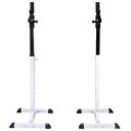 vidaXL Stojan na drepy so sadou činiek barbell a dumbbell 30,5 kg