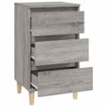 vidaXL Nočný stolík sivý sonoma 40x35x70 cm spracované drevo