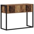 vidaXL Koncový stôl Staré drevo 100 x 36 x 75 cm Kompozitné drevo