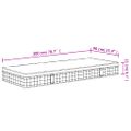 vidaXL Bonnell pružinový matrac stredne tvrdý 90x200 cm