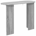 vidaXL Konzolový stôl Sivá sonoma 100 x 39,5 x 75 cm Kompozitné drevo