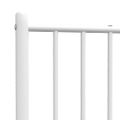 vidaXL Kovové náhradné čelo postele biele 90 cm