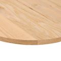 vidaXL Stolová doska 100x50x2 cm dubový masív oválny