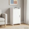 vidaXL Servírovacia skriňa Biela 40 x 36 x 80 cm Kompozitné drevo