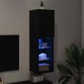 vidaXL Zostava TV skriniek 30,5 x 30 x 102 cm Čierny dub