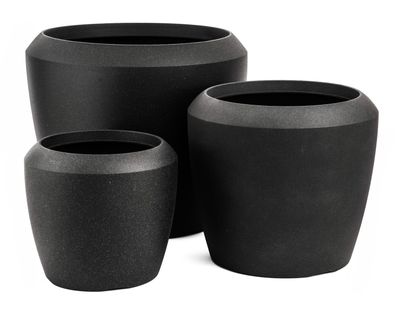 Kvetináč G21 Coal Round 44 x 44 x 39,5