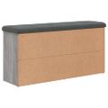 vidaXL Lavička na topánky sivá sonoma 102x32x50 cm kompozitné drevo
